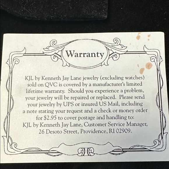 123- Kenneth Jay Lane Red and Silver Rose Brooch - Picture 6 of 6